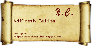 Németh Celina névjegykártya